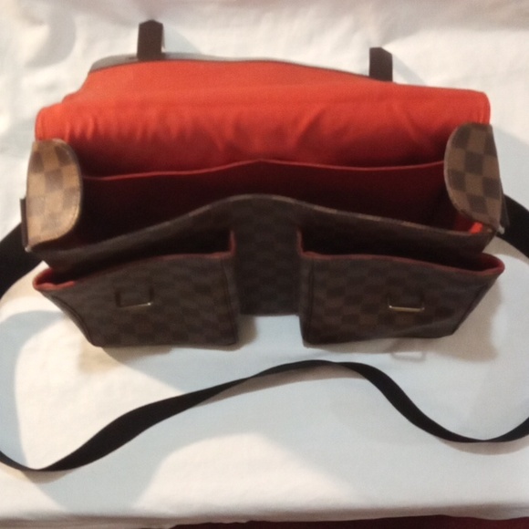 Louis Vuitton Broadway Messenger Checkered Bag Purse - Picture 6 of 11